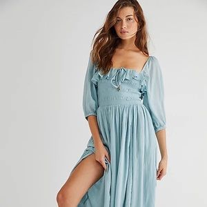 Free People Oasis Dress XS Blue
